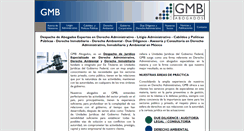 Desktop Screenshot of gmbabogados.com.mx